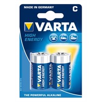 Varta High Energy Batteri C LR14 2-pack 